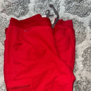Red Large petite Zamora joggers
